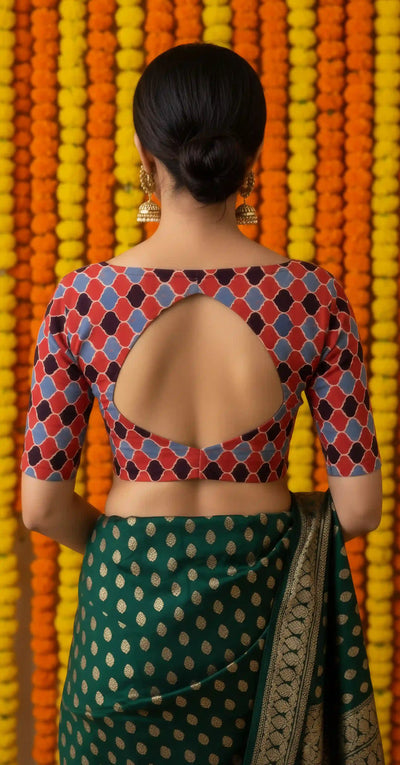 Ajrakh Designer Blouse