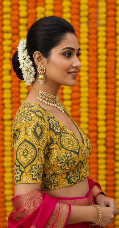 Ajrakh Designer Blouse