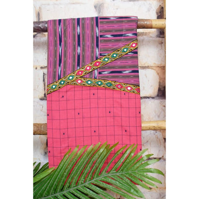 Ikat Patchwork Designer Kurti Plus Size