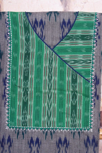 Ikat Patchwork Designer Kurti Plus Size