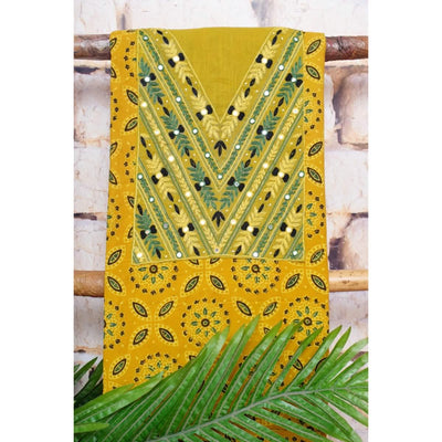 Ajrakh Hand Embroidered Kurti