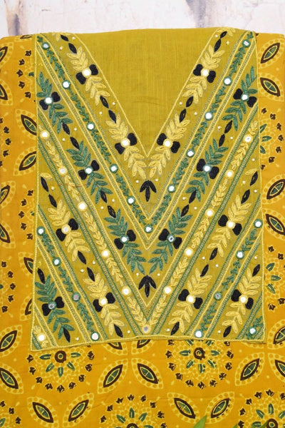 Ajrakh Hand Embroidered Kurti