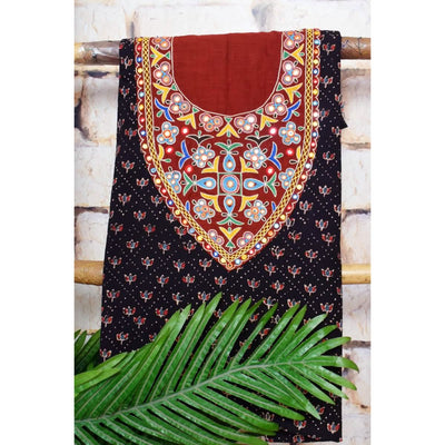 Ajrakh Hand Embroidered Kurti