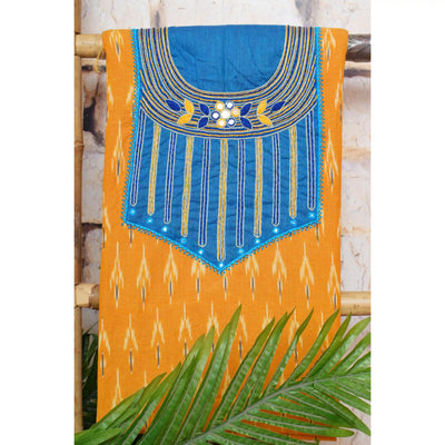 Hand Embroidered Cotton Designer Kurti - SSEthnics