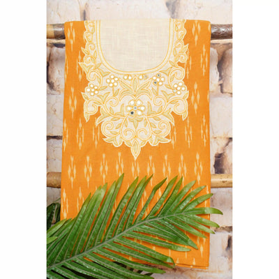 Hand Embroidered Cotton Designer Kurti - SSEthnics