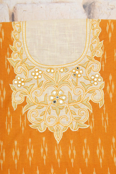 Hand Embroidered Cotton Designer Kurti - SSEthnics