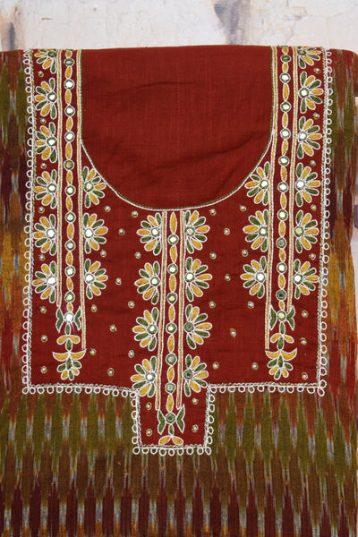 Hand Embroidered Cotton Designer Kurti - SSEthnics