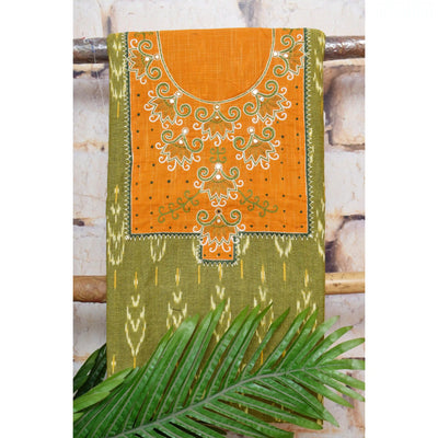Hand Embroidered Cotton Designer Kurti - SSEthnics
