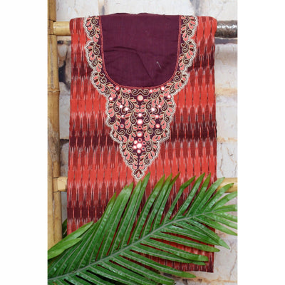 Hand Embroidered Cotton Designer Kurti - SSEthnics