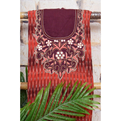 Hand Embroidered Cotton Designer Kurti - SSEthnics