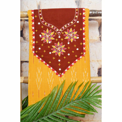 Hand Embroidered Cotton Designer Kurti - SSEthnics