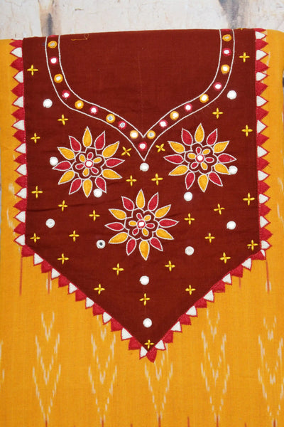 Hand Embroidered Cotton Designer Kurti - SSEthnics