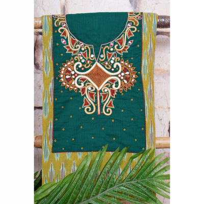 Hand Embroidered Cotton Designer Kurti - SSEthnics