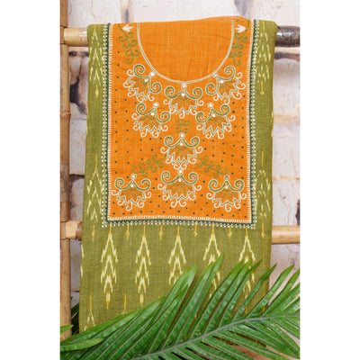 Hand Embroidered Cotton Designer Kurti - SSEthnics