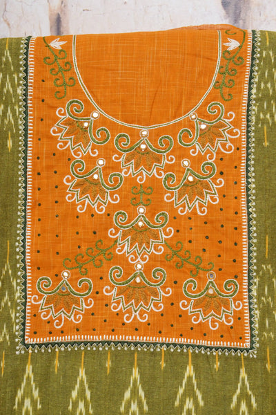 Hand Embroidered Cotton Designer Kurti - SSEthnics