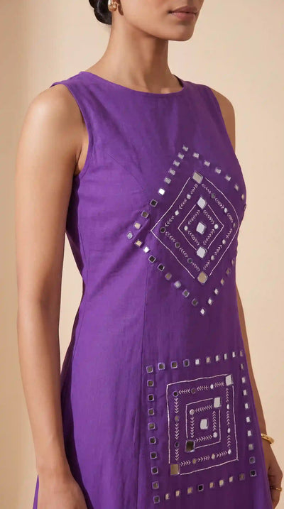 Mirror work dress | SSEthnics