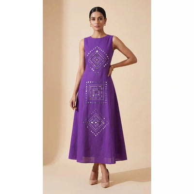 Mirror work dress | SSEthnics