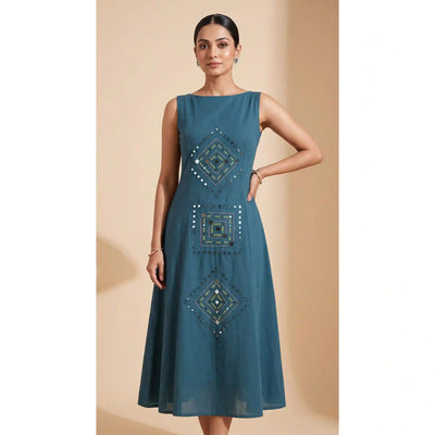 Mirror work dress | SSEthnics