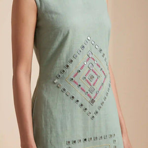Mirror work dress | SSEthnics