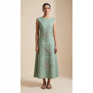 Mirror work dress | SSEthnics