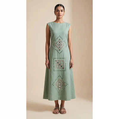 Mirror work dress | SSEthnics