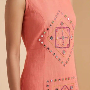 Mirror work dress | SSEthnics