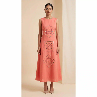 Mirror work dress | SSEthnics