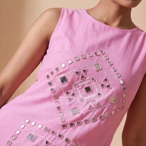 Mirror work dress | SSEthnics