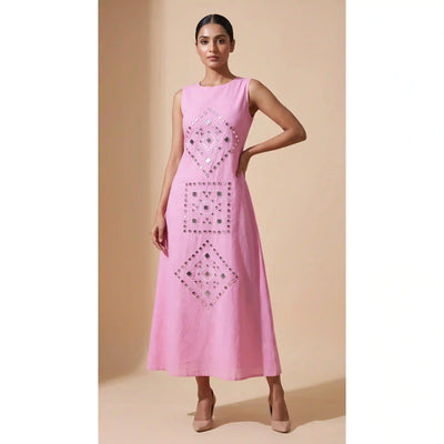 Mirror work dress | SSEthnics