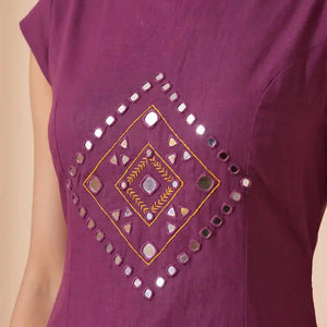 Mirror work dress | SSEthnics