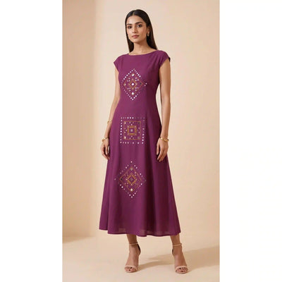 Mirror work dress | SSEthnics