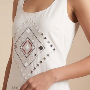 Mirror work dress | SSEthnics