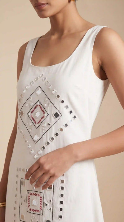Mirror work dress | SSEthnics