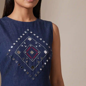 Mirror work dress | SSEthnics