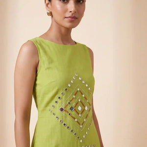 Mirror work dress | SSEthnics
