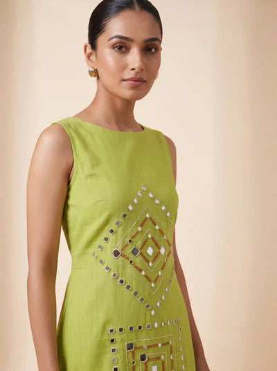 Mirror work dress | SSEthnics