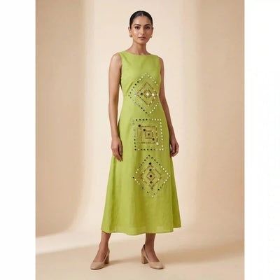 Mirror work dress | SSEthnics