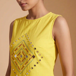 Mirror work dress | SSEthnics