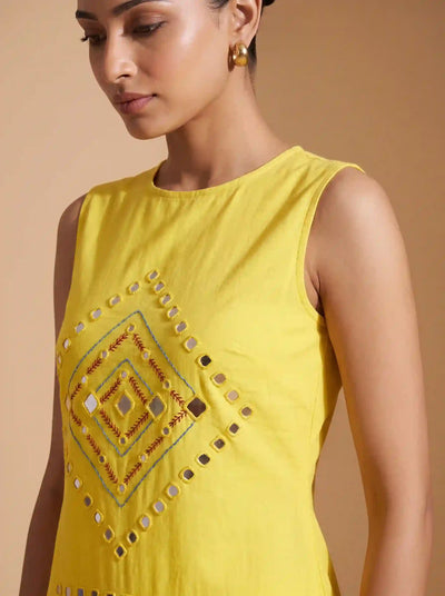 Mirror work dress | SSEthnics