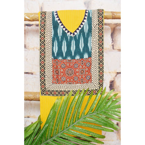 Patchwork Designer Kurti Plus Size