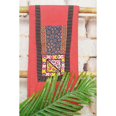 Cotton Patchwork Kurti with Kutch Patch