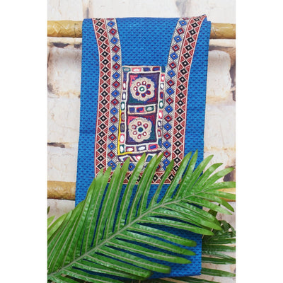 Cotton Patchwork Kurti with Kutch Patch