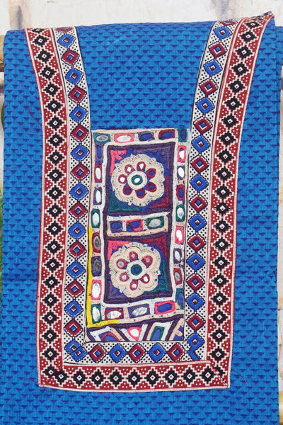 Cotton Patchwork Kurti with Kutch Patch