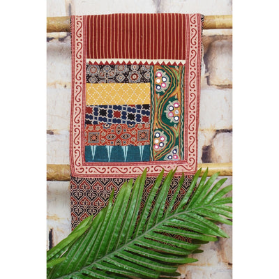 Cotton Patchwork Kurti with Kutch Patch