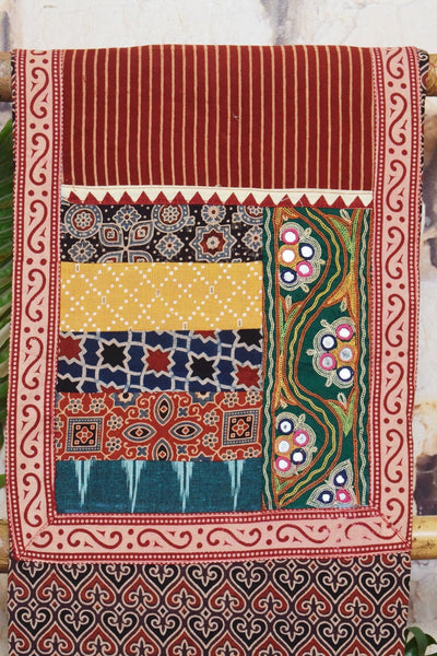 Cotton Patchwork Kurti with Kutch Patch