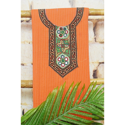 Cotton Patchwork Kurti with Kutch Patch