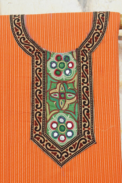 Cotton Patchwork Kurti with Kutch Patch