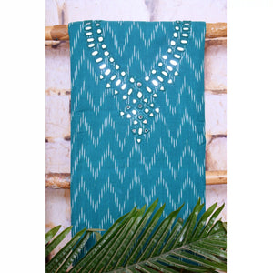 Mirror Work Cotton Kurti
