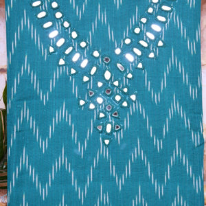 Mirror Work Cotton Kurti