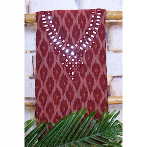 Mirror Work Cotton Kurti
